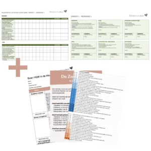 Periodeplanners & evaluatietabellen + HGW uitbreidingsset